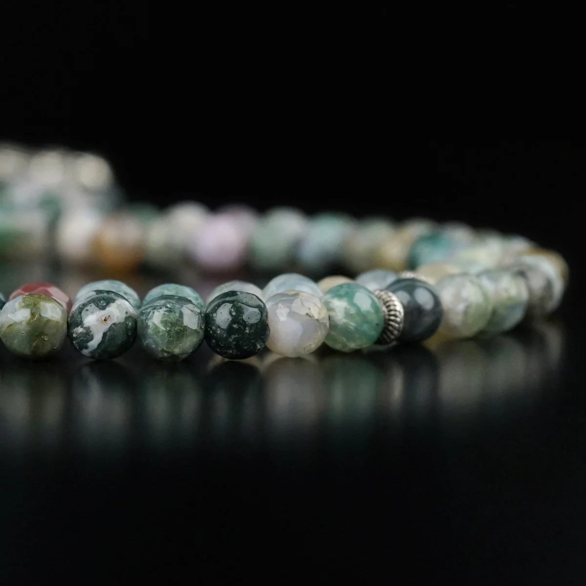 Islamic Prayer Beads-Indian Agate Stone Beads Tasbeeh - Image 5