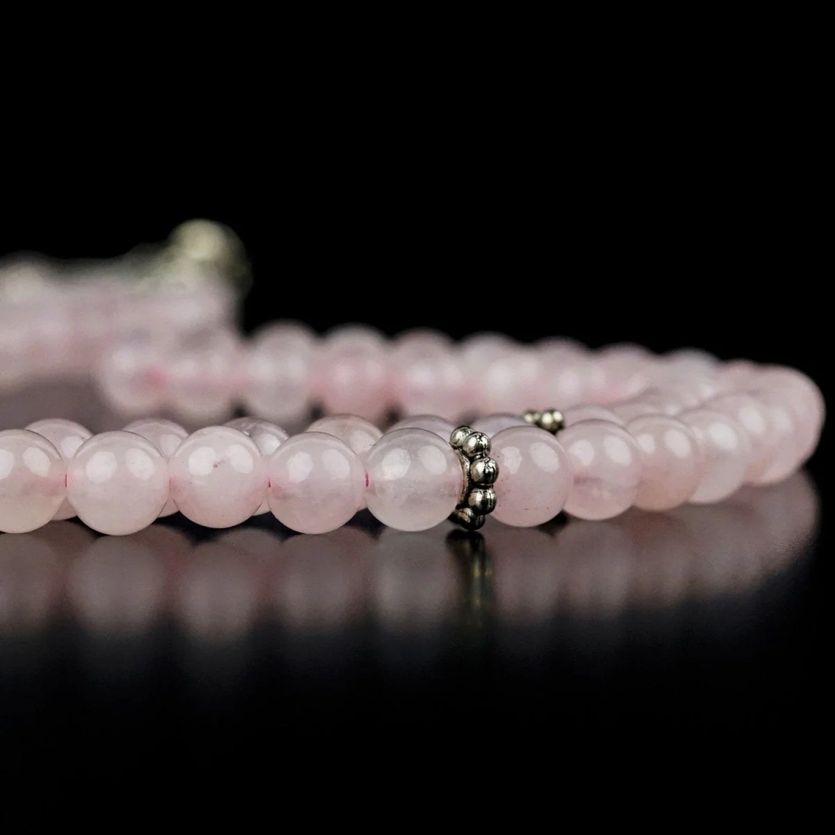 Muslim Prayer Beads | Pink Quartz Beads Islamic Rosary