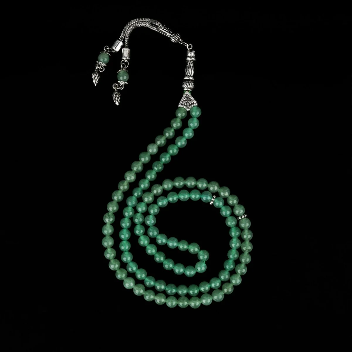 Islamic Rosary - Aventurine Quartz | Prayer Beads Tasbeeh - Image 4