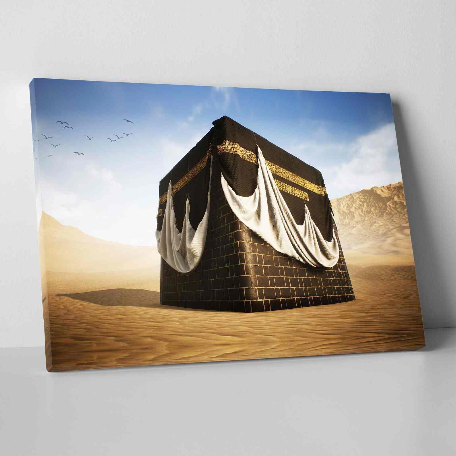 Islamic Wall Art Kaaba Canvas Printing - Image 2