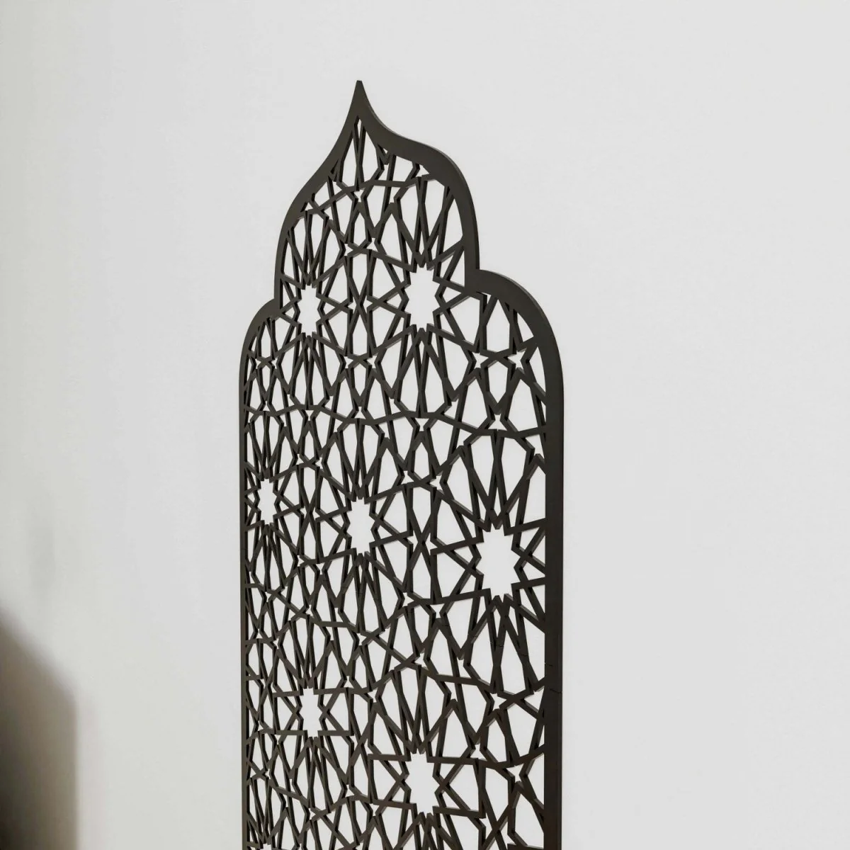 Islamic Wooden Interior Mihrab for Home Prayer Space | 12-Pointed Star - Image 5