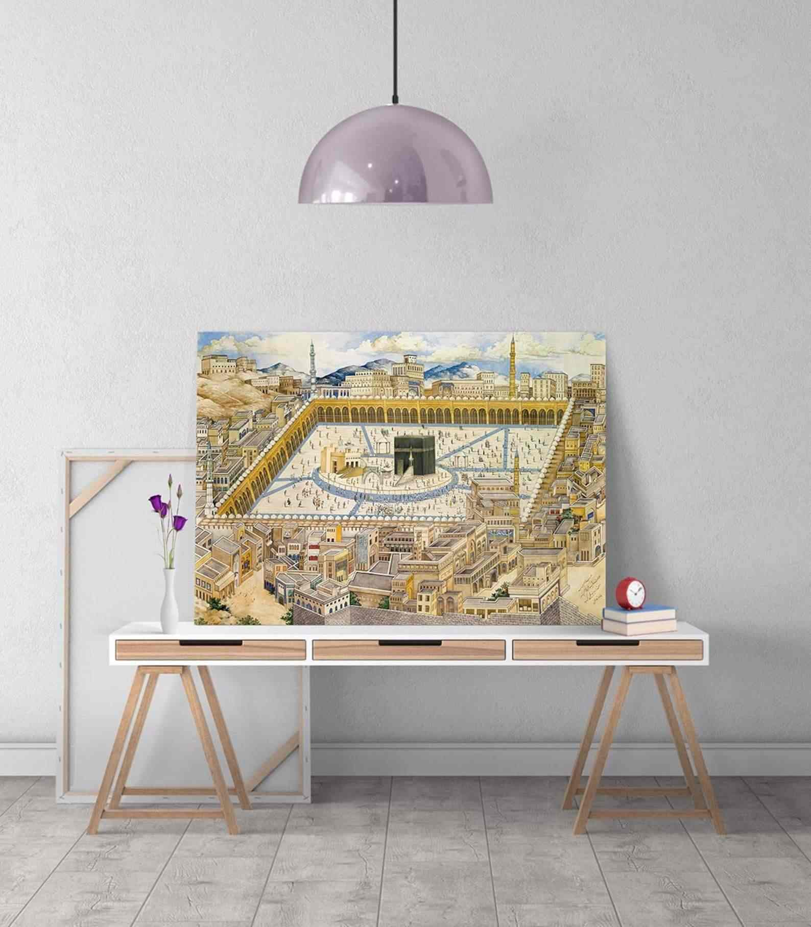 Kaaba Islamic Wall Art - Islamic Canvas Printing - Image 2