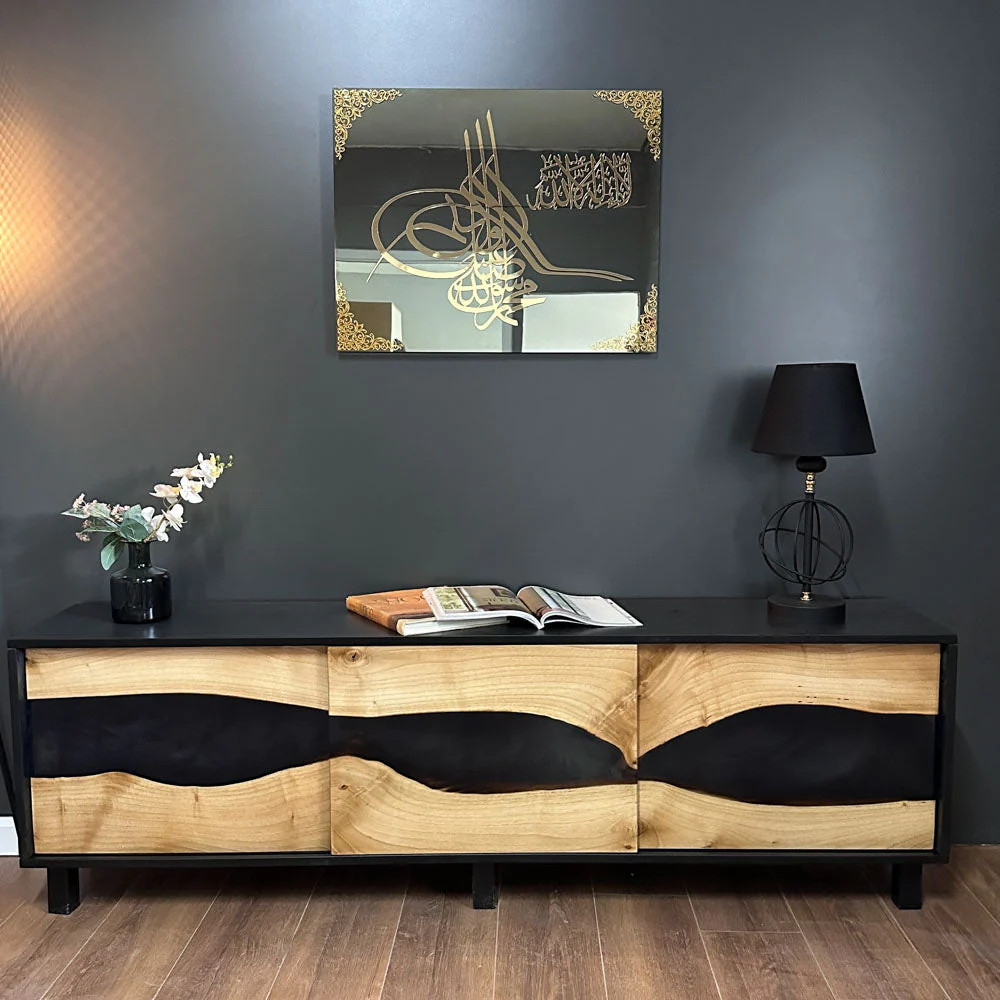 Kalima Tawheed and Blessing | Glass Islamic Wall Decor - Image 3