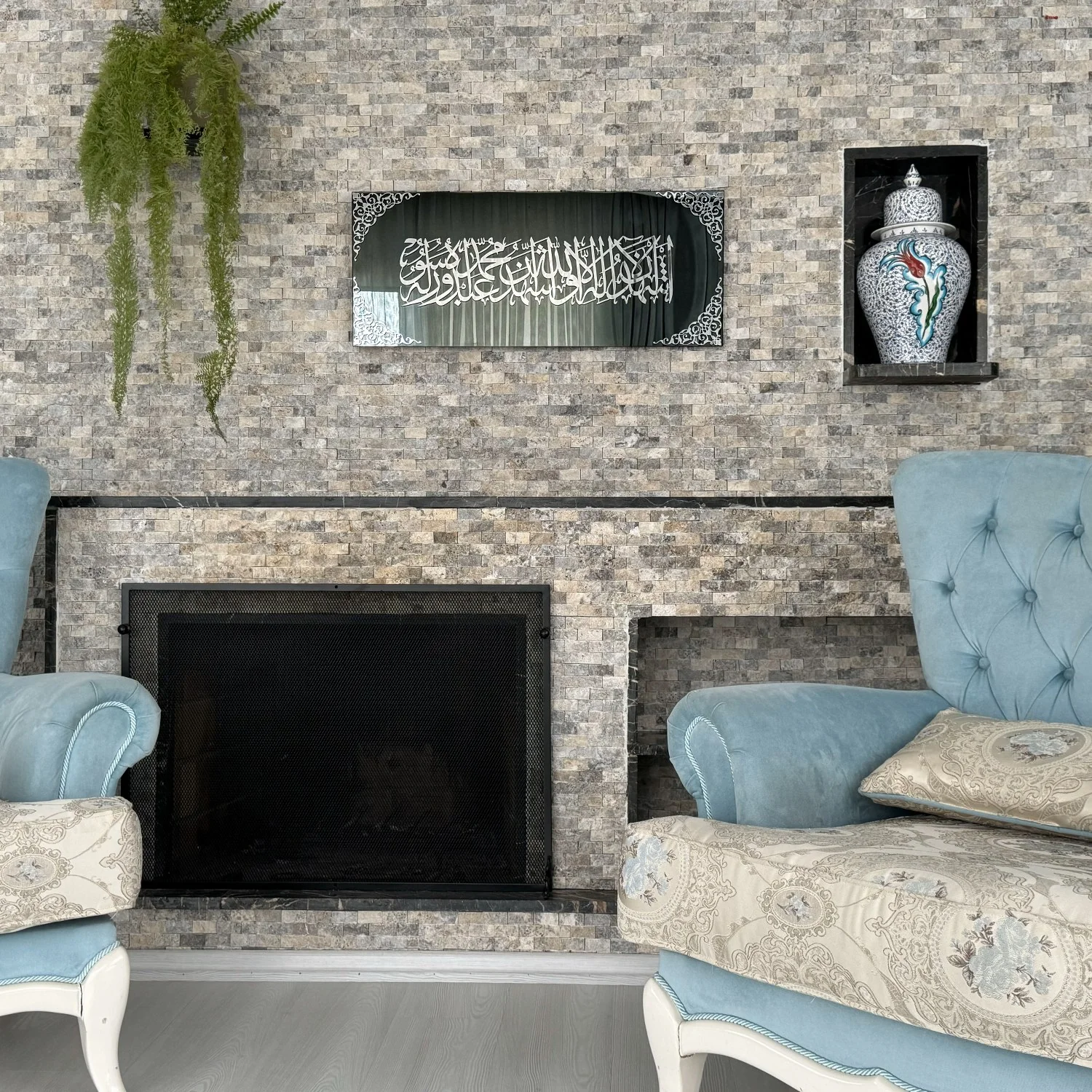 Kalima Shahada Tempered Glass Decor - Islamic Wall Art - Image 15
