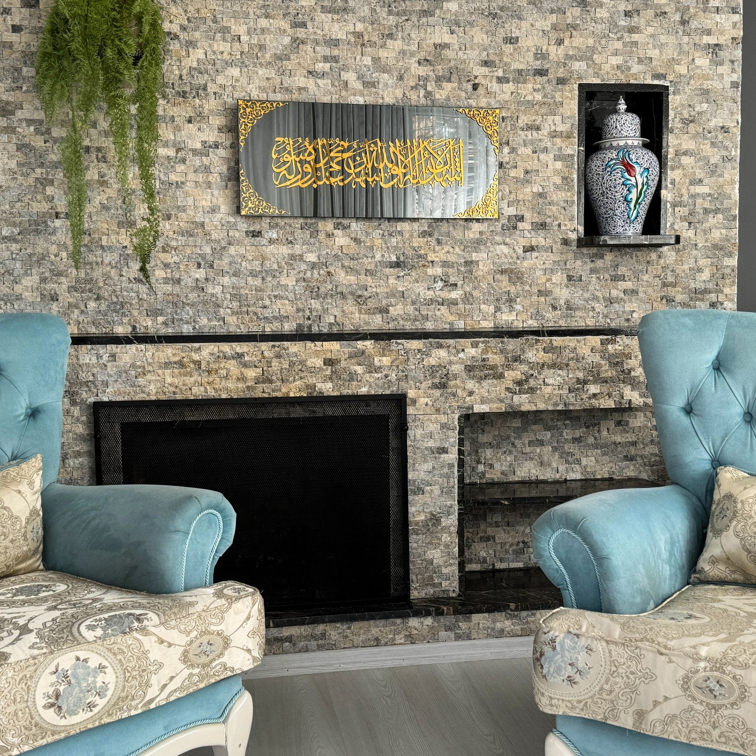 Kalima Shahada Tempered Glass Decor - Islamic Wall Art - Image 7