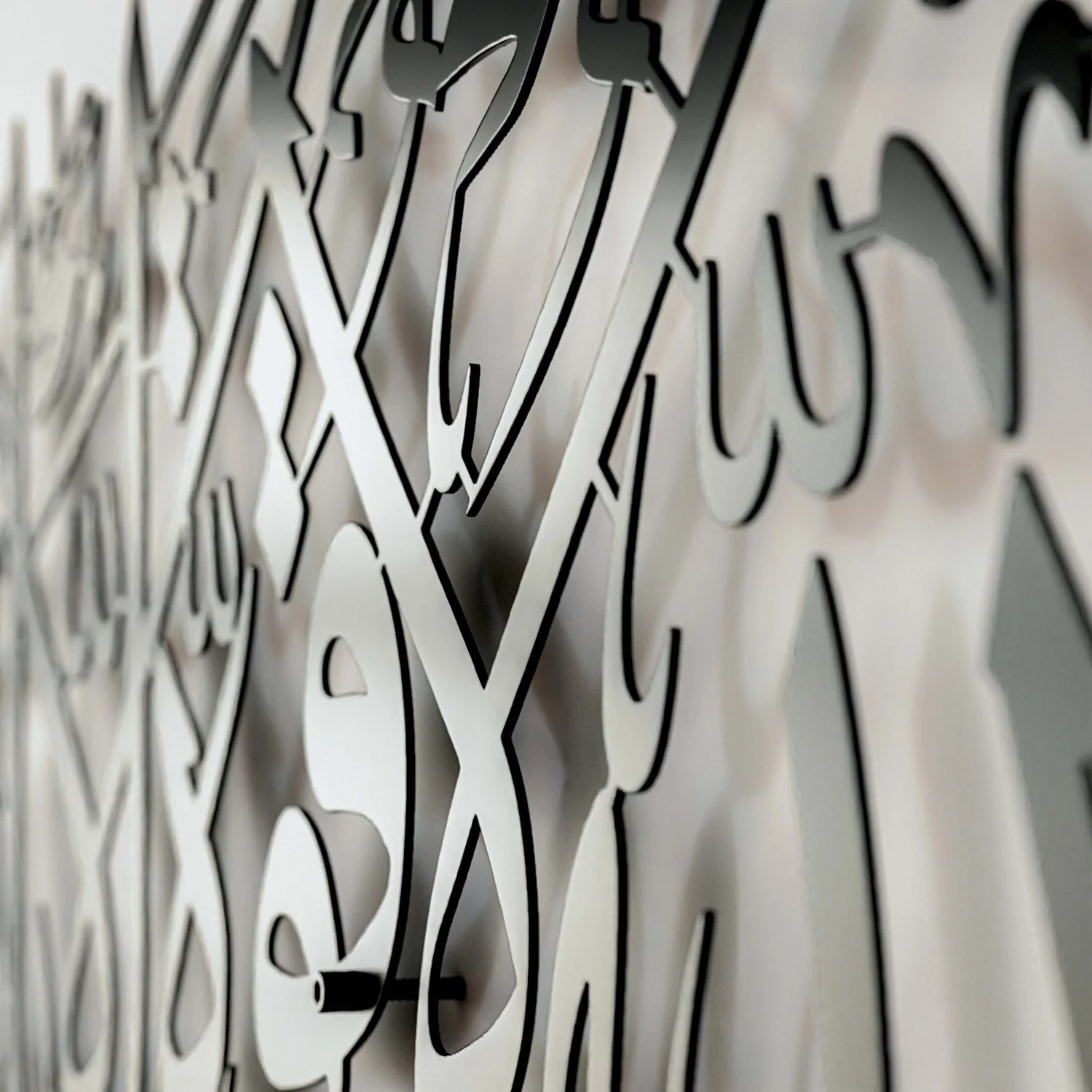 Mashallah La Quwwata illa Bi-llahi Metal Islamic Wall Art - Image 17