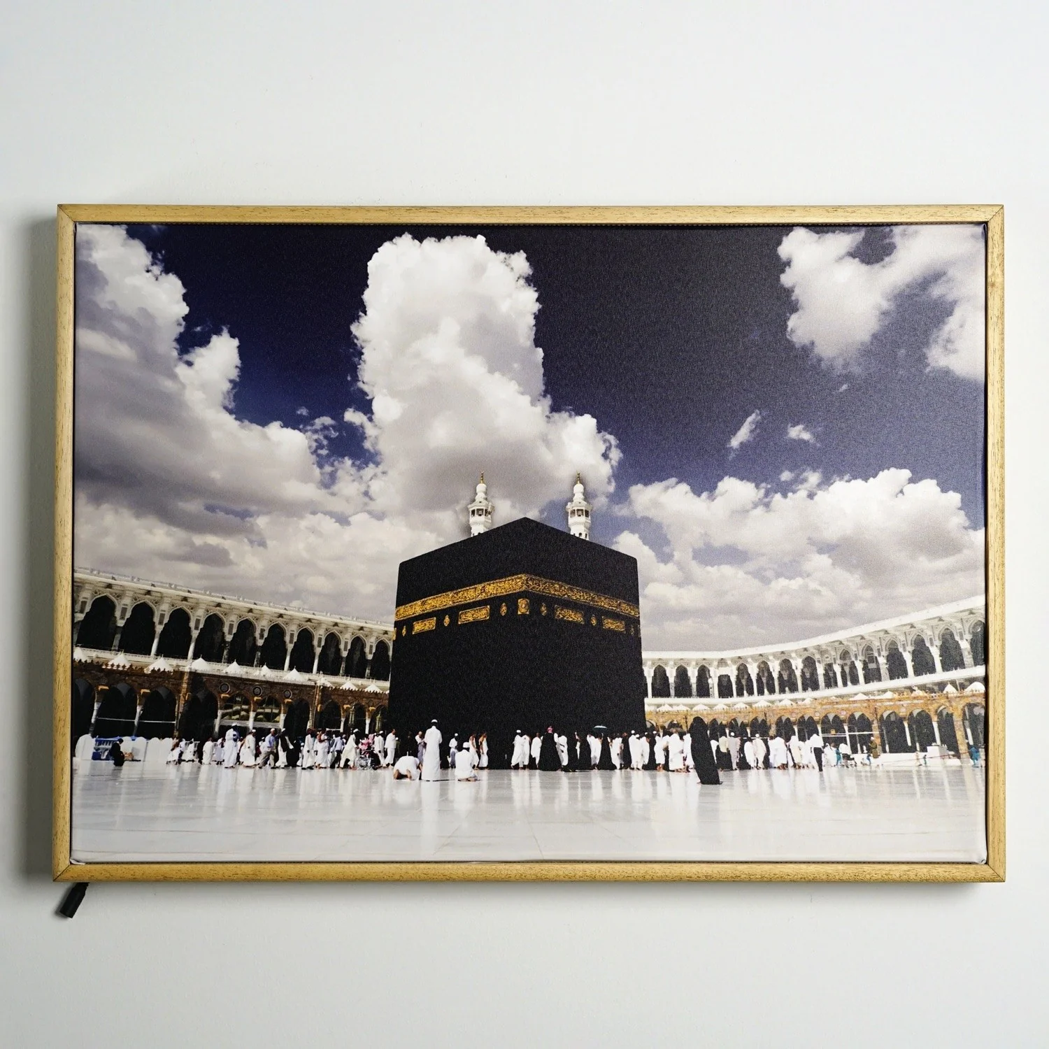Masjid Al Haram (Kaaba, Bayt Allah) - Islamic Wall Art | Light Box Fabric Painting - Image 4