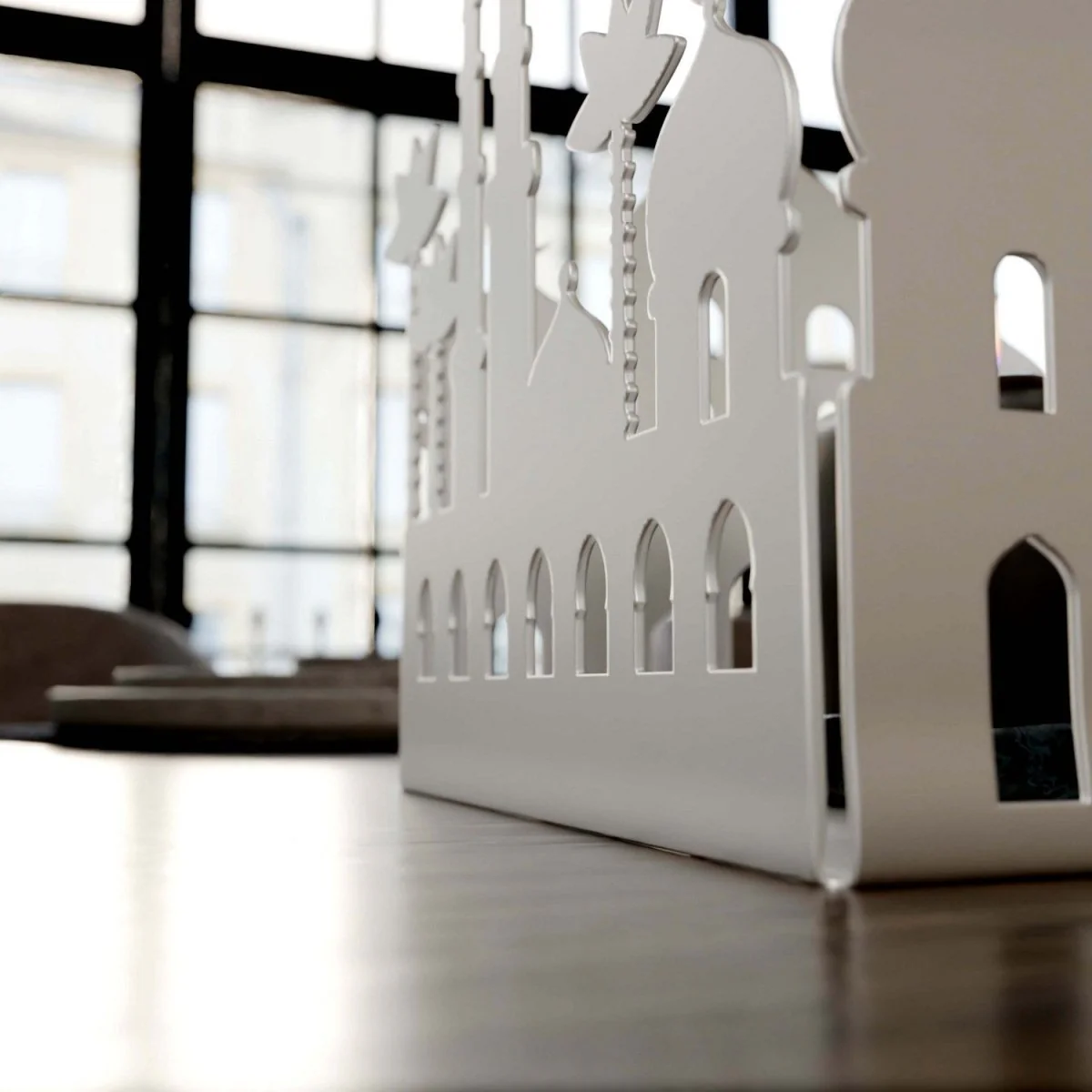 Metal Candle Holder with Masjid Motif - Islamic Home Decor - Image 16
