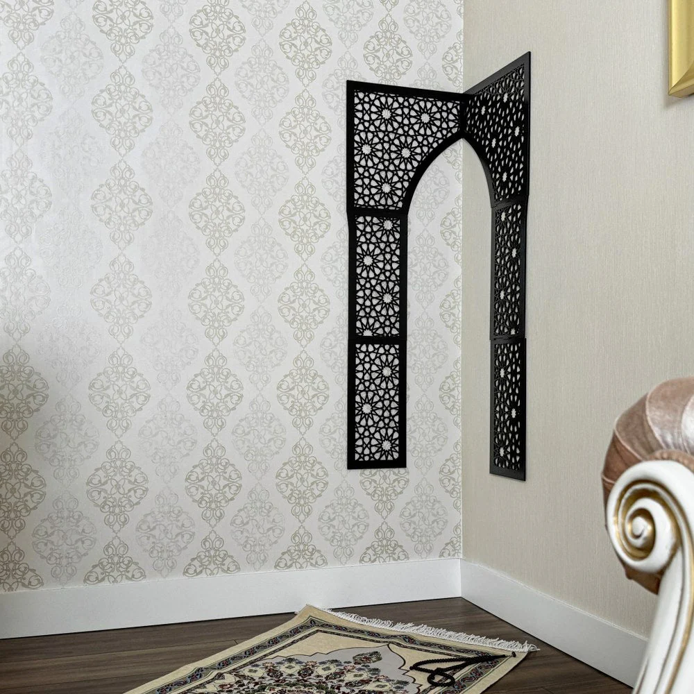Mihrab Islamic Wall Art - Wood Islamic Home Decor - Image 8