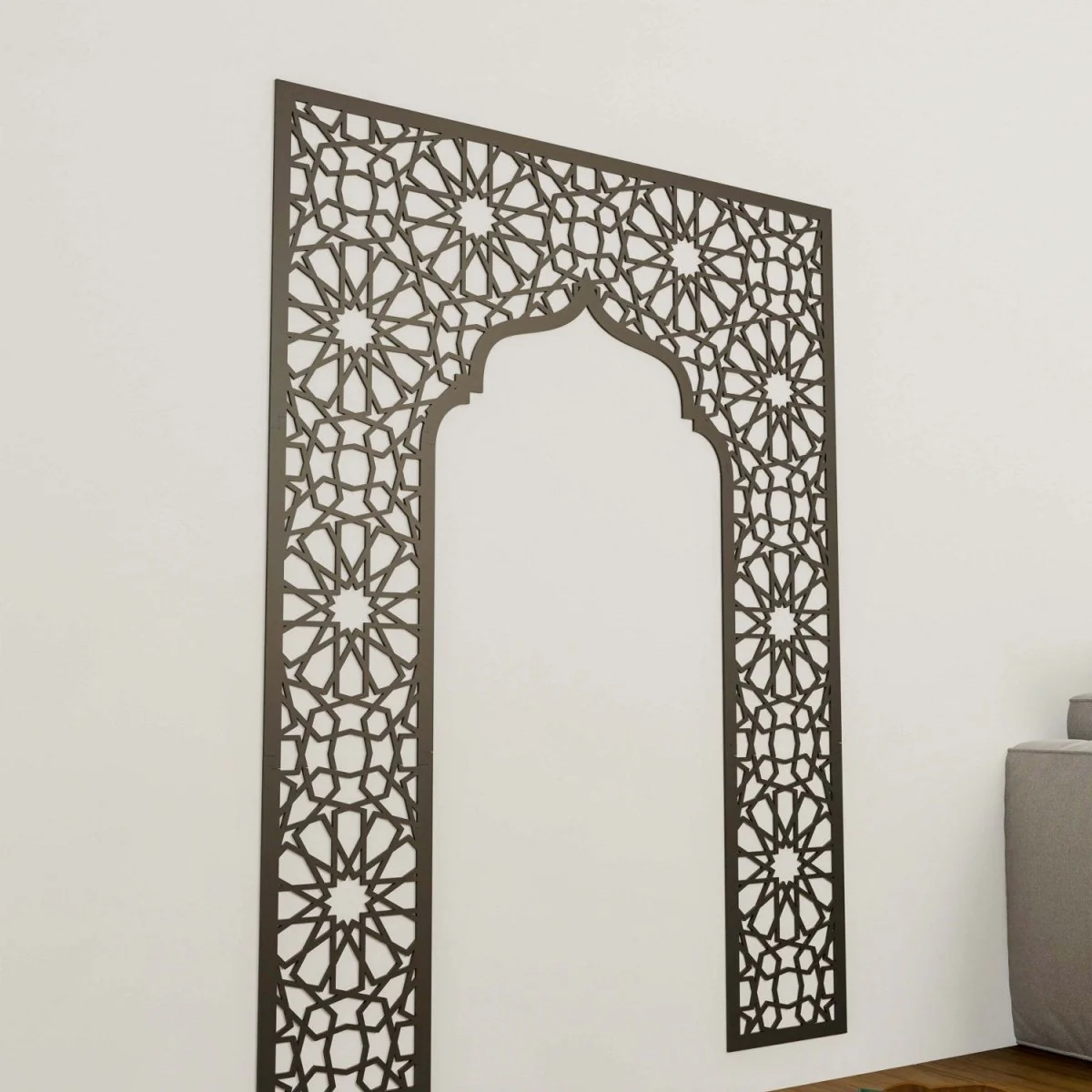 Mihrab Wooden Muslim Home Decor – Prayer Room Ideas | Islamic Wall Art - Image 6