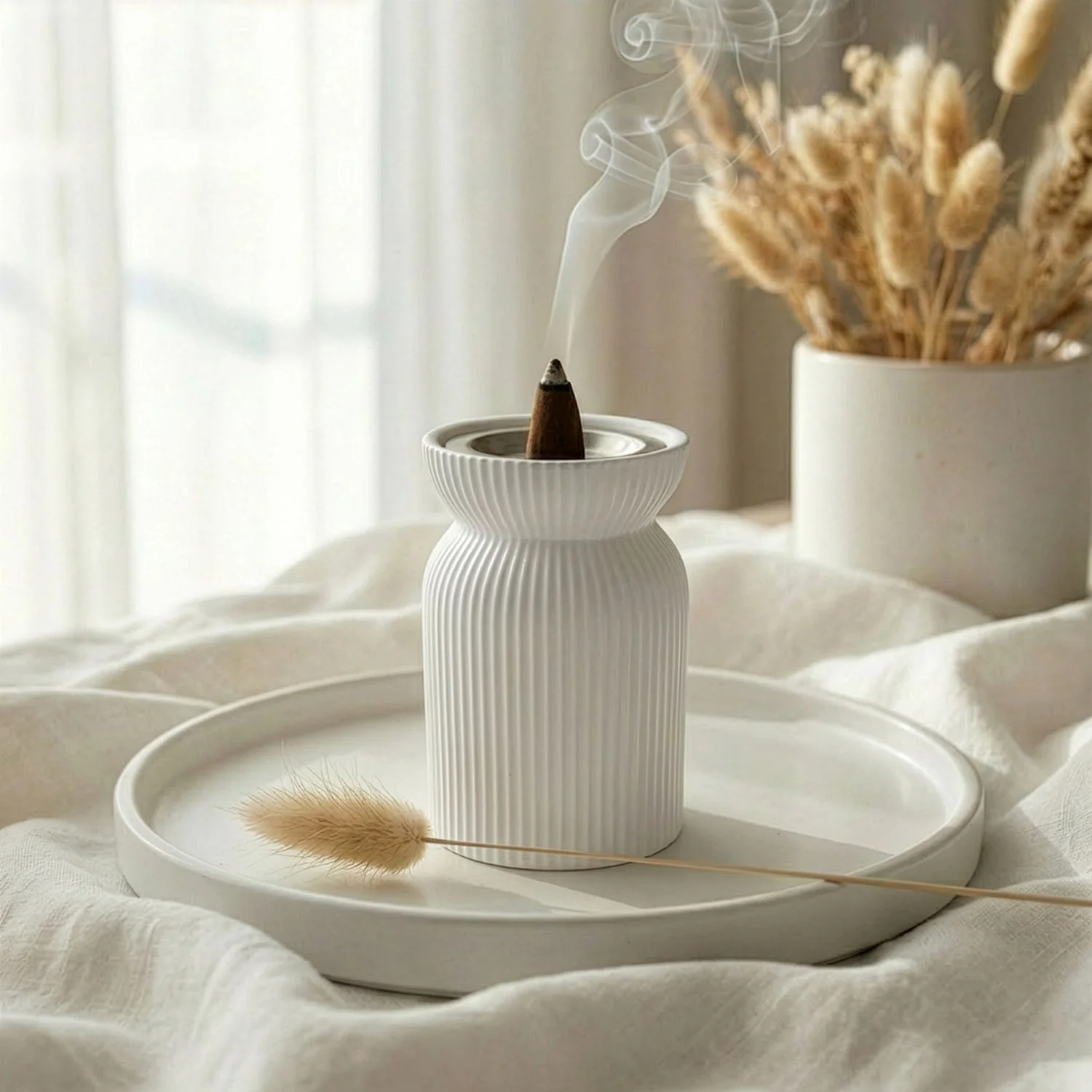 Modern Tiered Stone Mabkhara (Set of 3) – Minimalist Incense Burners - Image 13