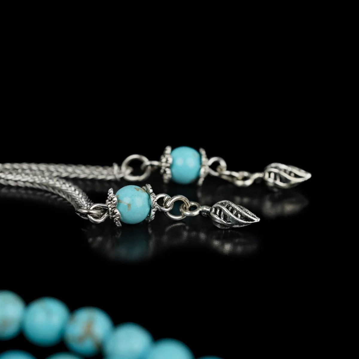 Muslim Prayer Beads - Oriental Turquoise Natural Stone Beads