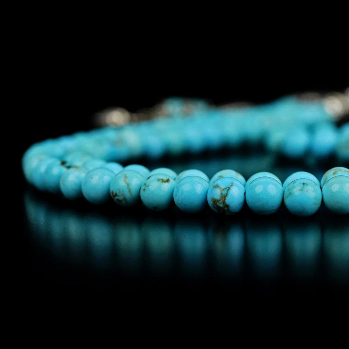 Muslim Prayer Beads - Oriental Turquoise Natural Stone Beads - Image 6