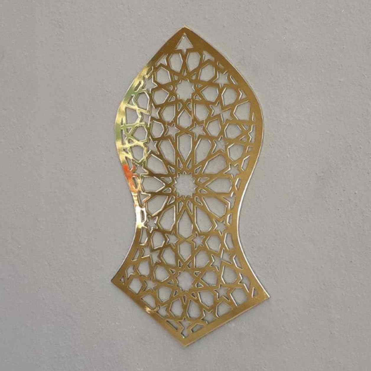 Nalain Shareef Decor, Prophet Muhammad Footprint - Metal Islamic Wall Art - Image 7