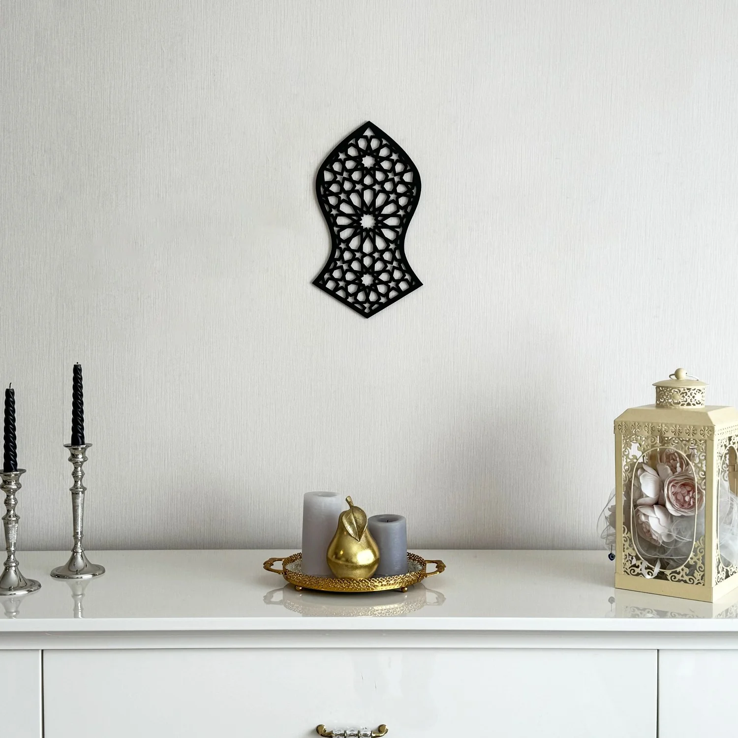 Nalayn Wooden Acrylic Islamic Wall Art Decor - Image 4