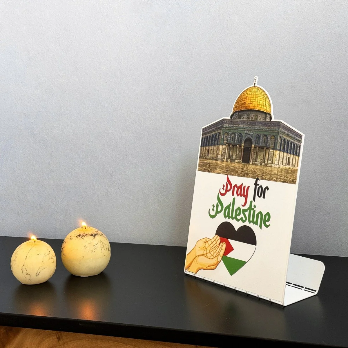 Palestine Flag Table Top (Metal) - Al-Aqsa Mosque The Dome of the Rock: Symbol of Palestine - Image 8