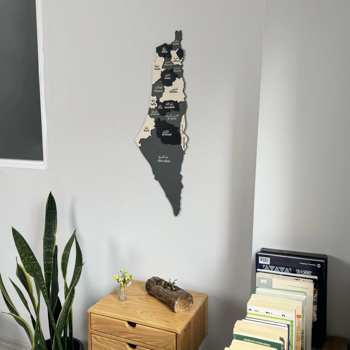 Palestine Map Wall Art, Wood Wall Decor, Gift for Palestinian Friend - Image 11