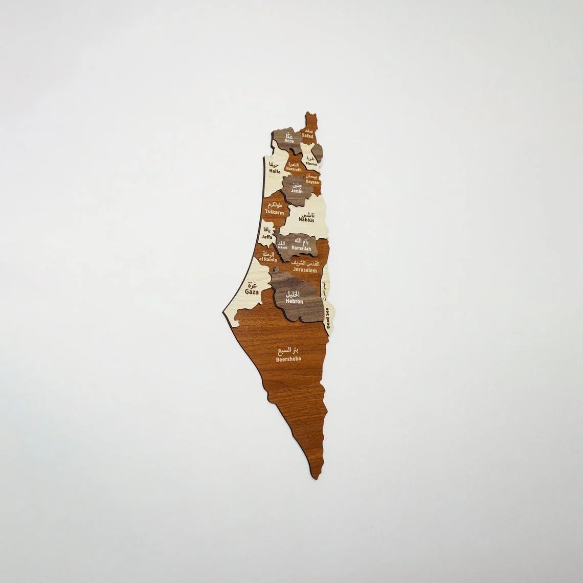Palestine Wooden Wall Map Islamic Wall Art Decor - Image 10