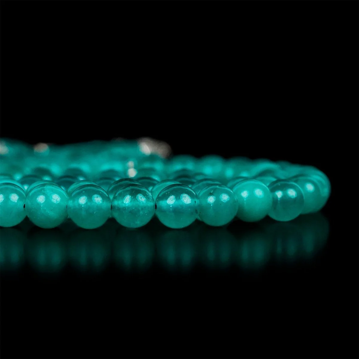 Islamic Beads - Mint Green Jade Stone Beads | Polished Misbaha Tasbeeh - Image 5