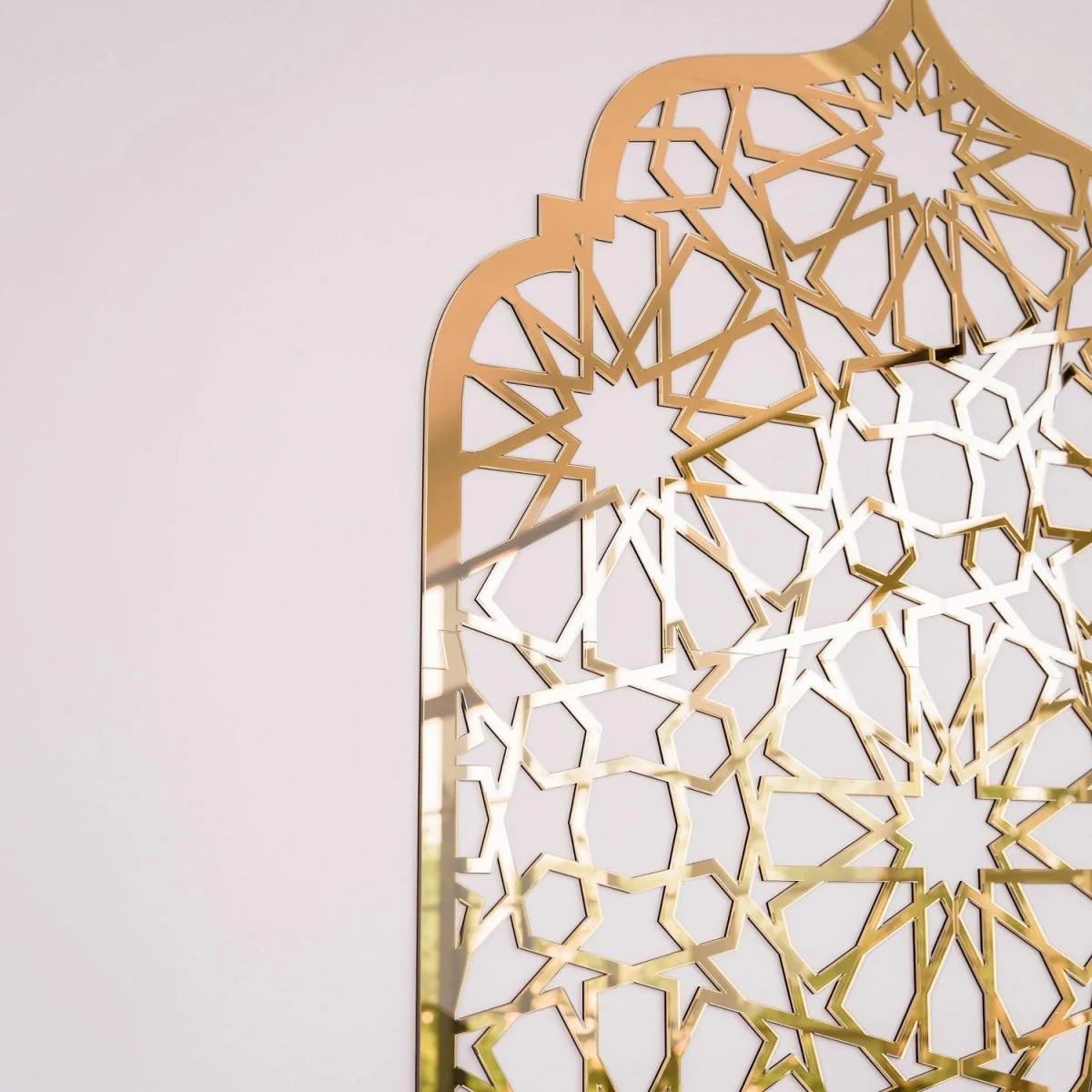 Prayer Room Decor Wooden Interior Mihrab - Islamic Home Decor | 12-Pointed Star - Image 11