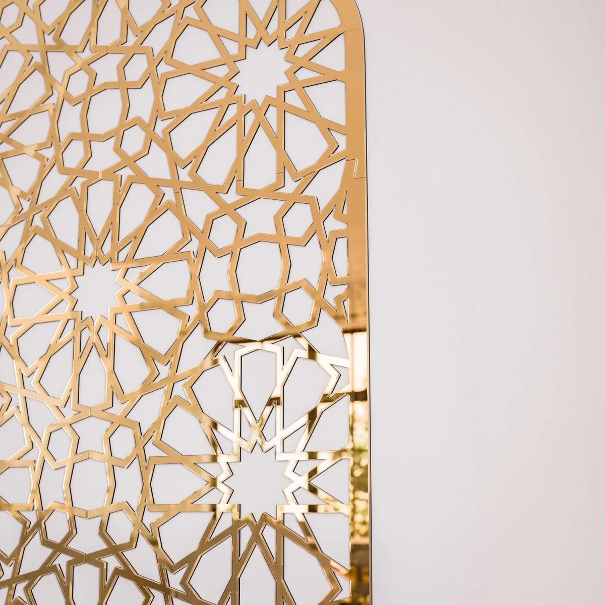 Prayer Room Decor Wooden Interior Mihrab - Islamic Home Decor | 12-Pointed Star - Image 12