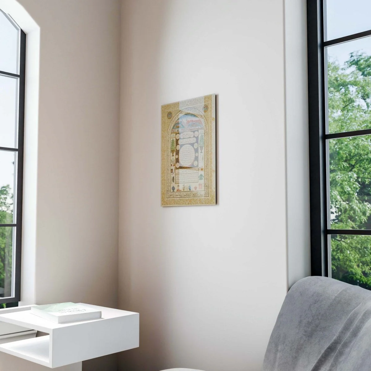 Prophet Muhammad - Noble Hilya Sharif | Islamic Wall Art - Ahmed Kemal Design - Image 6