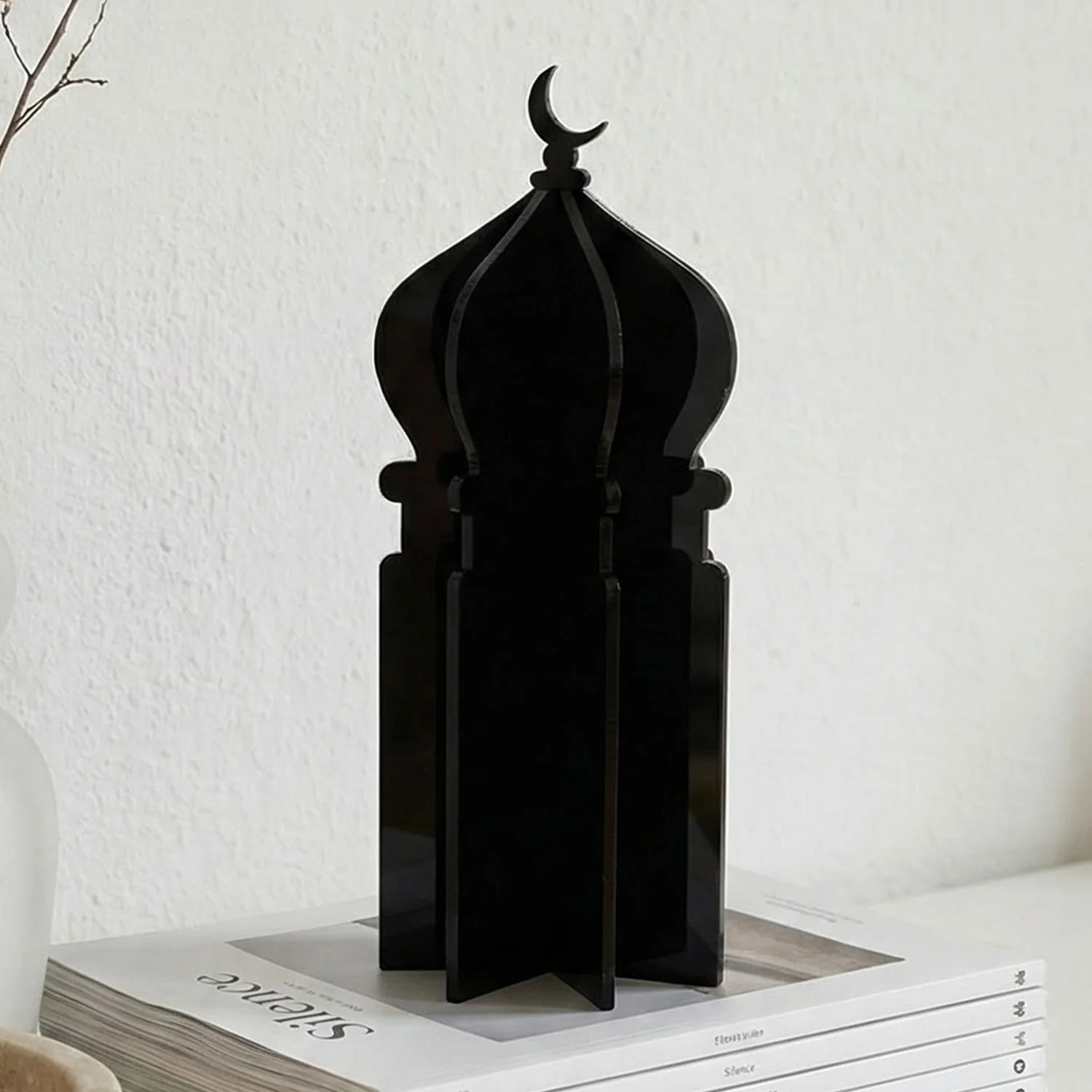 Ramadan 3D Acrylic Mosque Table Decor – Modern Minimalist Interlocking Statue - Image 16