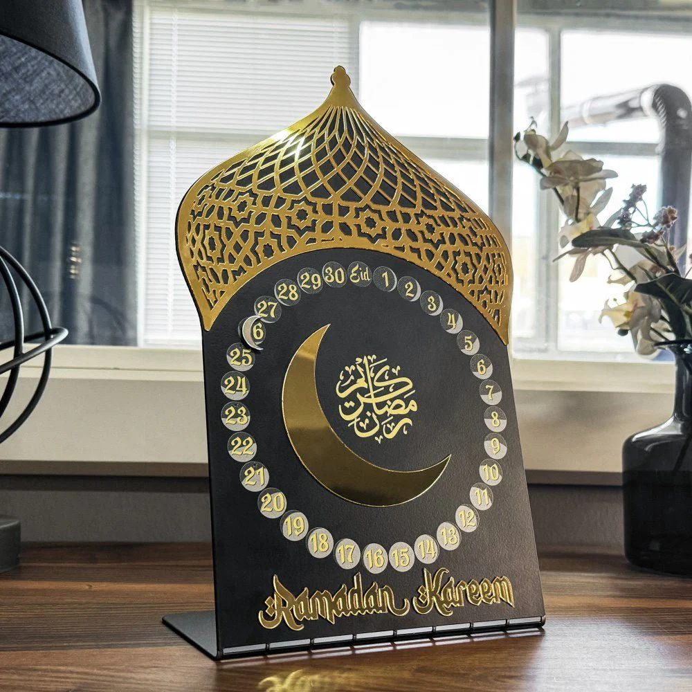 Ramadan Calendar with Magnet - Metal Islamic Table Decor | Muslim Gift - Image 5