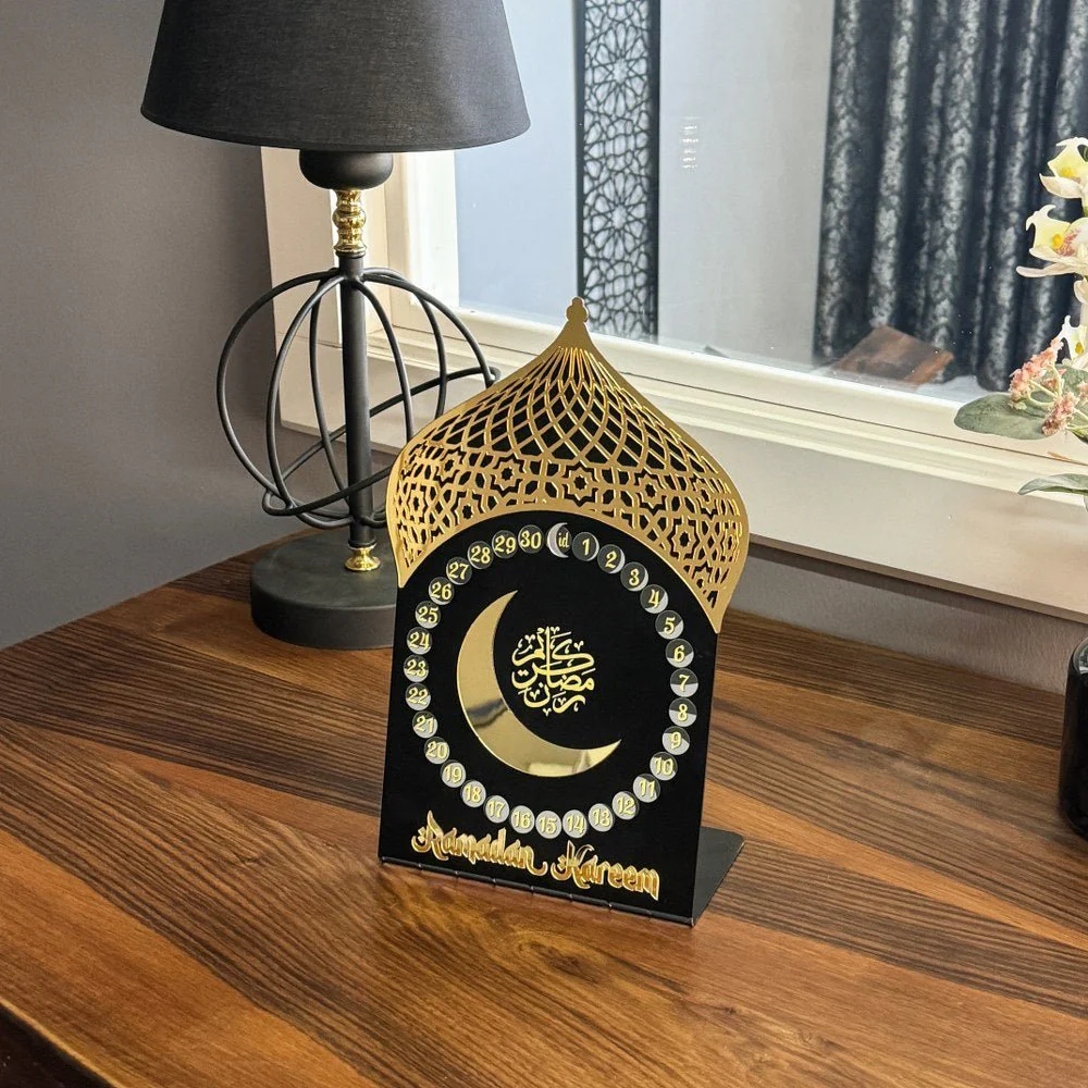 Ramadan Calendar with Magnet - Metal Islamic Table Decor | Muslim Gift - Image 6