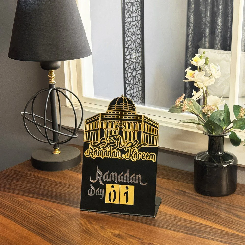Ramadan Calendar - Islamic Gift | Masjid Al Aqsa - Ramadan Table Decor - Image 6
