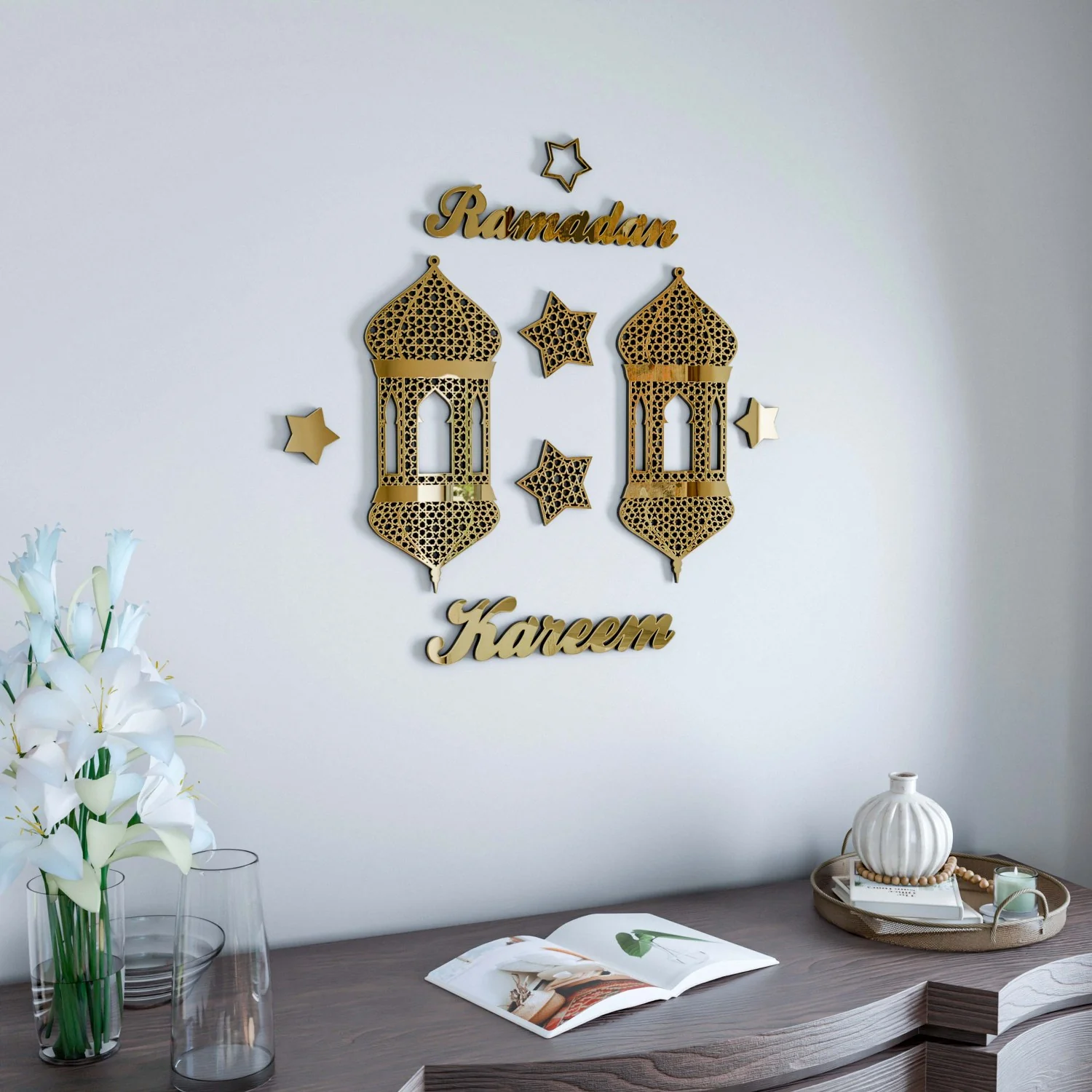 Ramadan Kareem - Islamic Wall Art | Muslim Gift Wooden Decor - Image 9