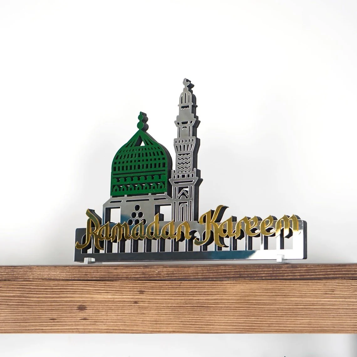 Ramadan Kareem Masjid-An Nabawi Wooden Islamic Gift Table Decor - Image 7