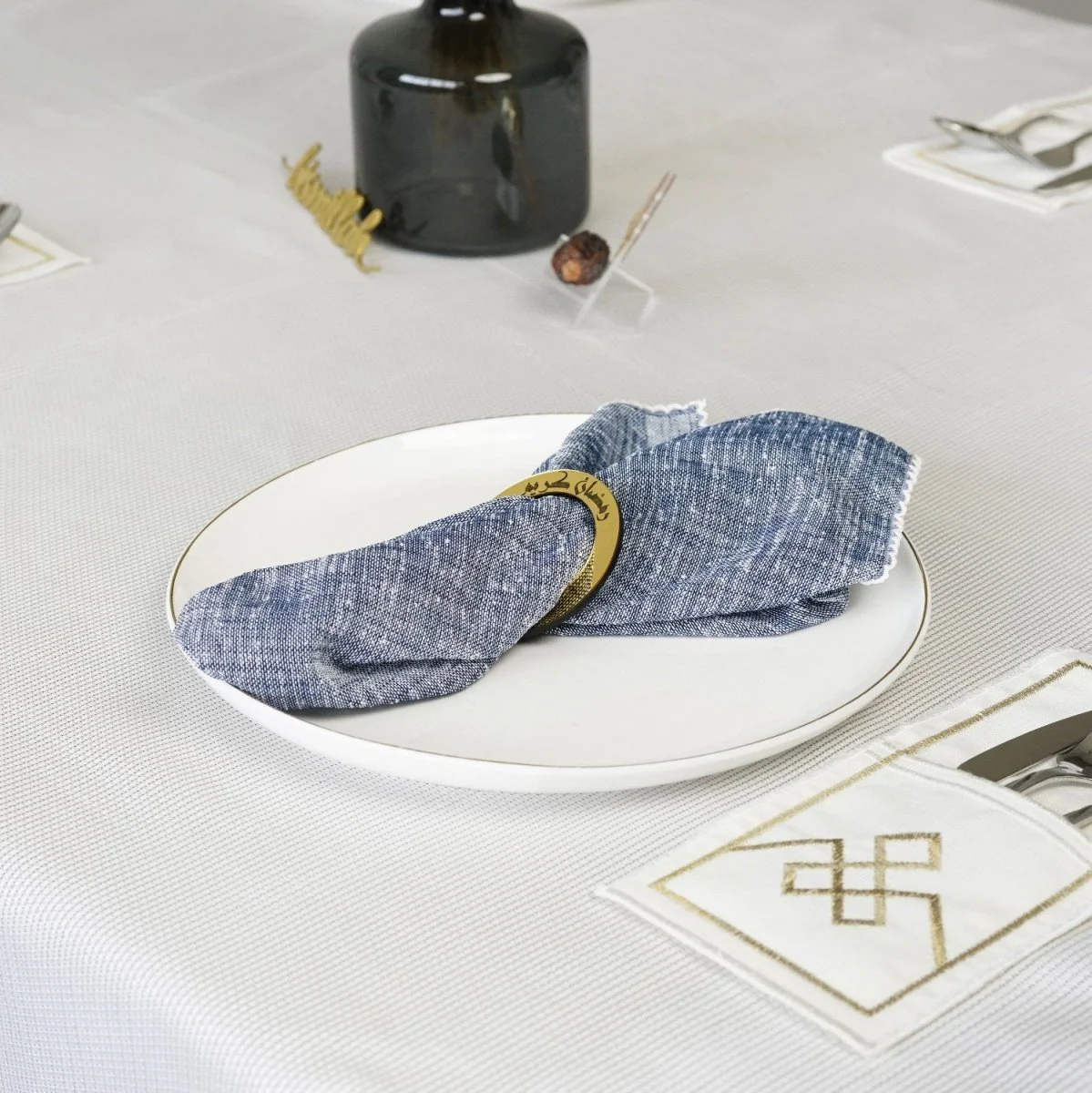 Islamic Napkin Holder - Ramadan Kareem | Circular Arabic Calligraphy - Muslim Table Decor - Image 5