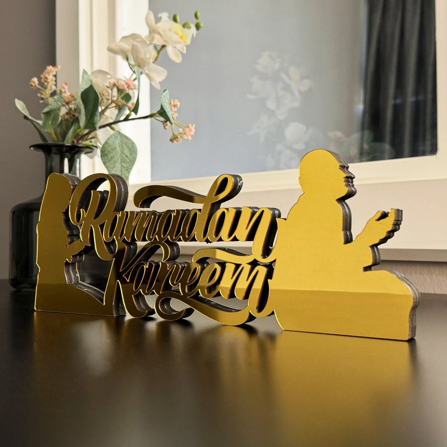 Ramadan Kareem Islamic Tabletop Decor - Prayers Detail - Image 4