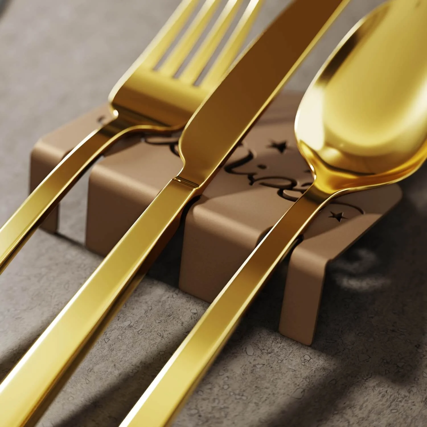 Ramadan Kareem Metal Cutlery Holder – Islamic Iftar Table Decor - Image 11