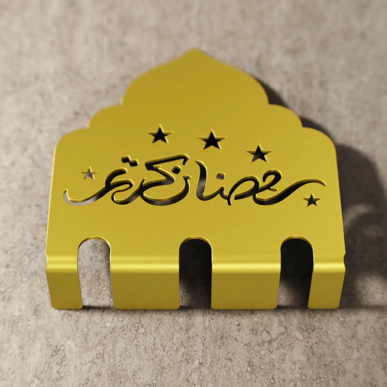 Ramadan Kareem Metal Cutlery Holder – Islamic Iftar Table Decor - Image 4