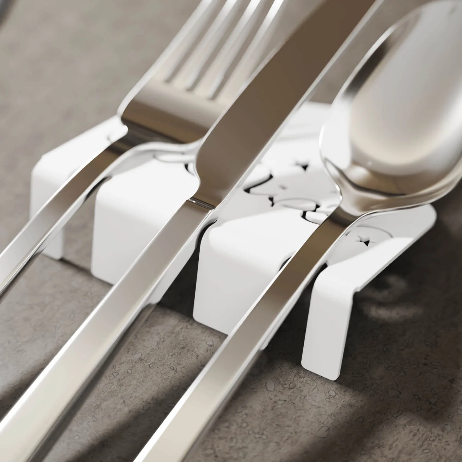 Ramadan Kareem Metal Cutlery Holder – Islamic Iftar Table Decor - Image 9