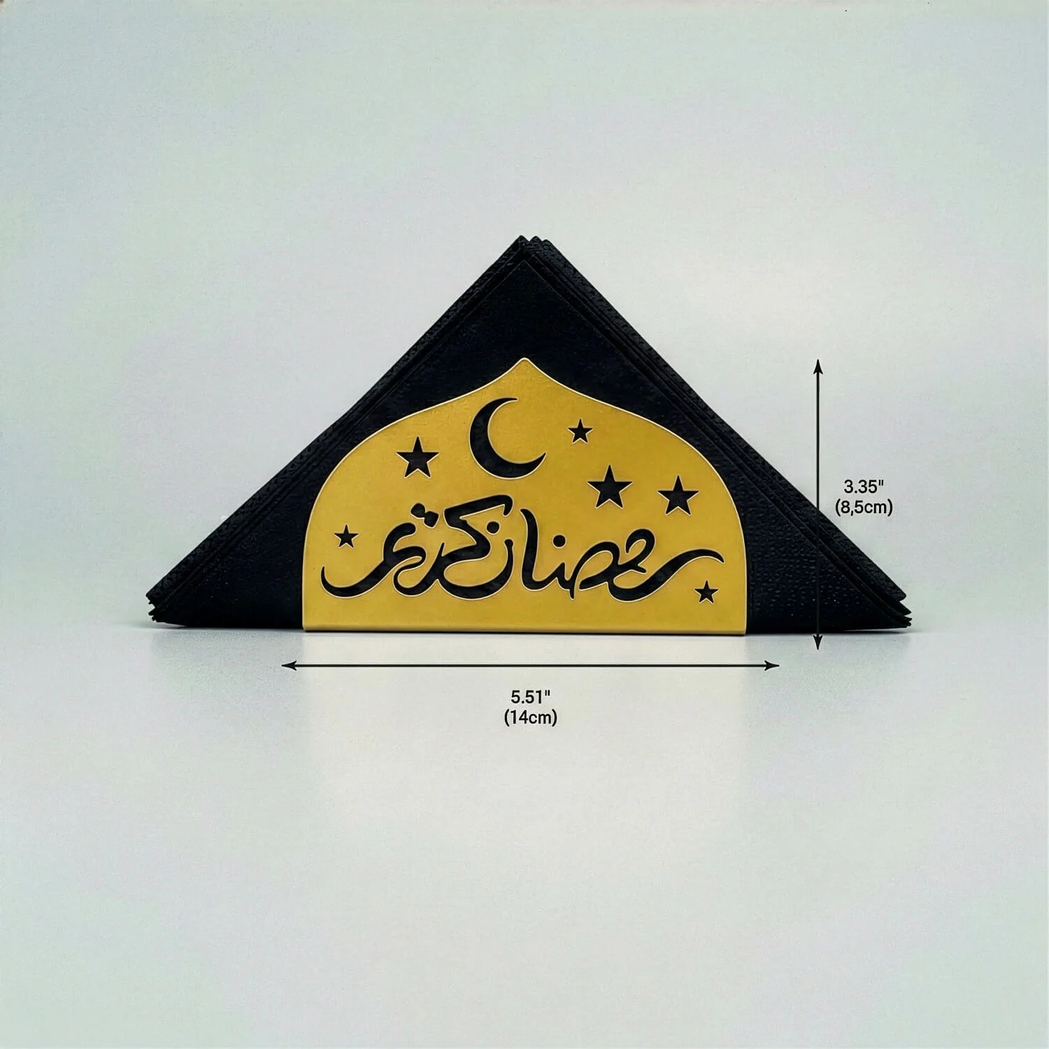 Ramadan Kareem Napkin Holder – Metal Iftar Table Decor - Image 6