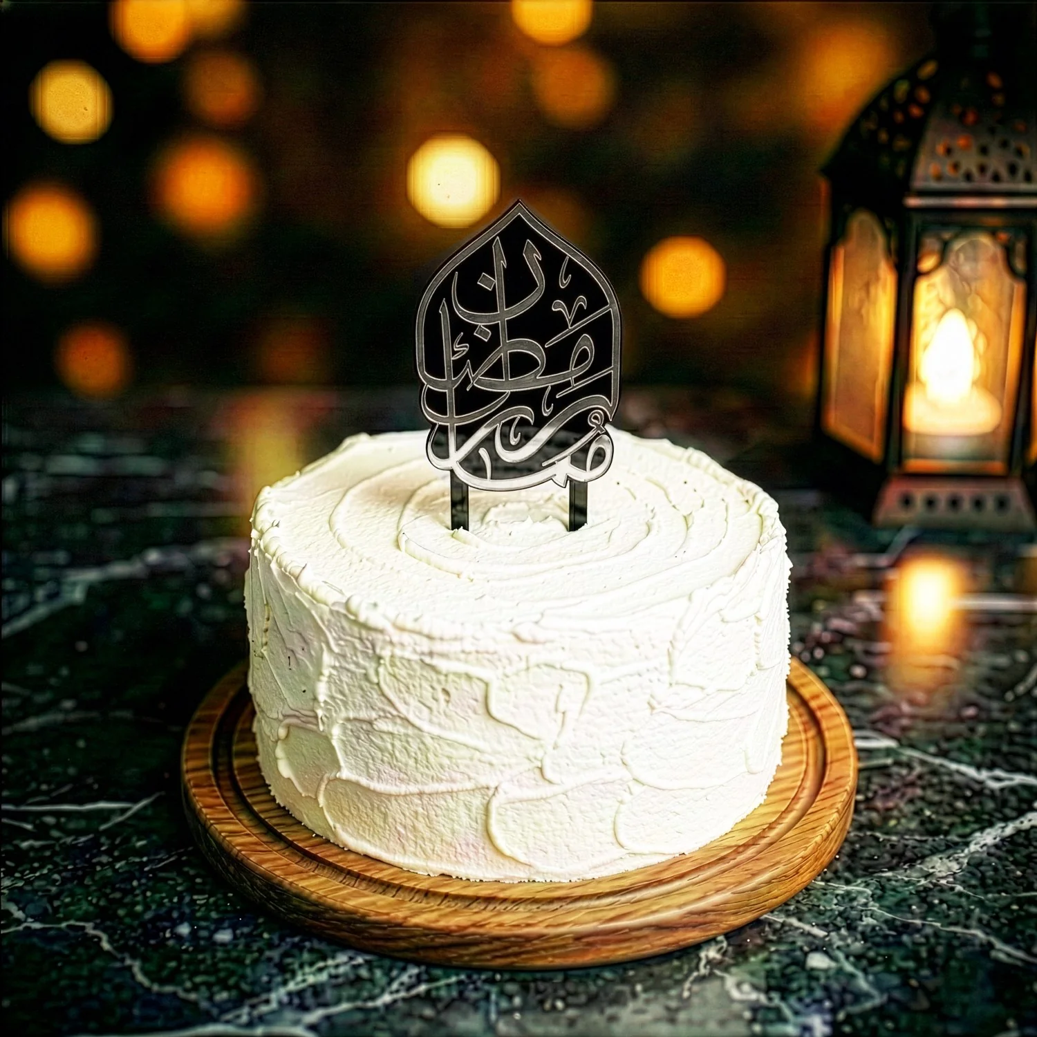 Ramadan Mubarak Cake Topper – Islamic Calligraphy Acrylic Decor - Image 13