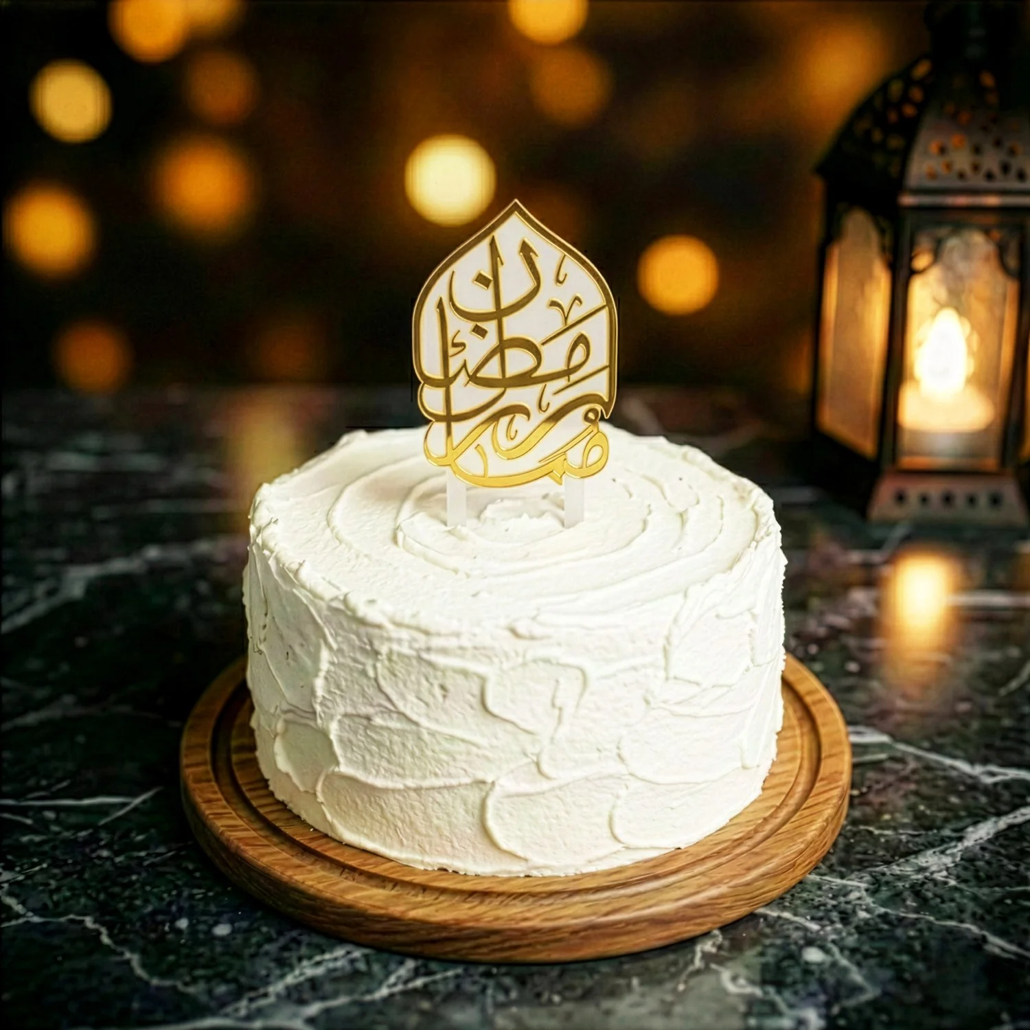 Ramadan Mubarak Cake Topper – Islamic Calligraphy Acrylic Decor - Image 20