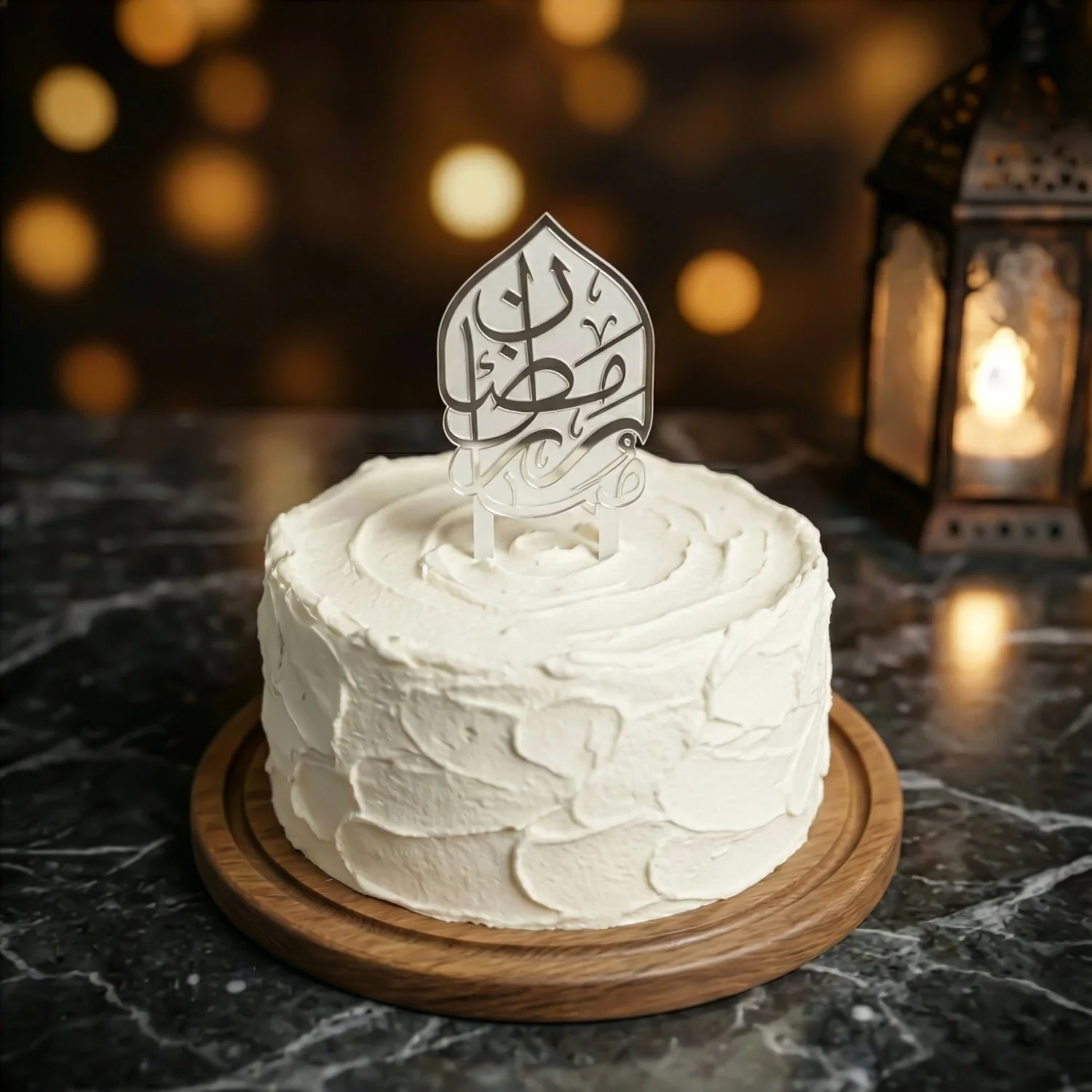 Ramadan Mubarak Cake Topper – Islamic Calligraphy Acrylic Decor - Image 22