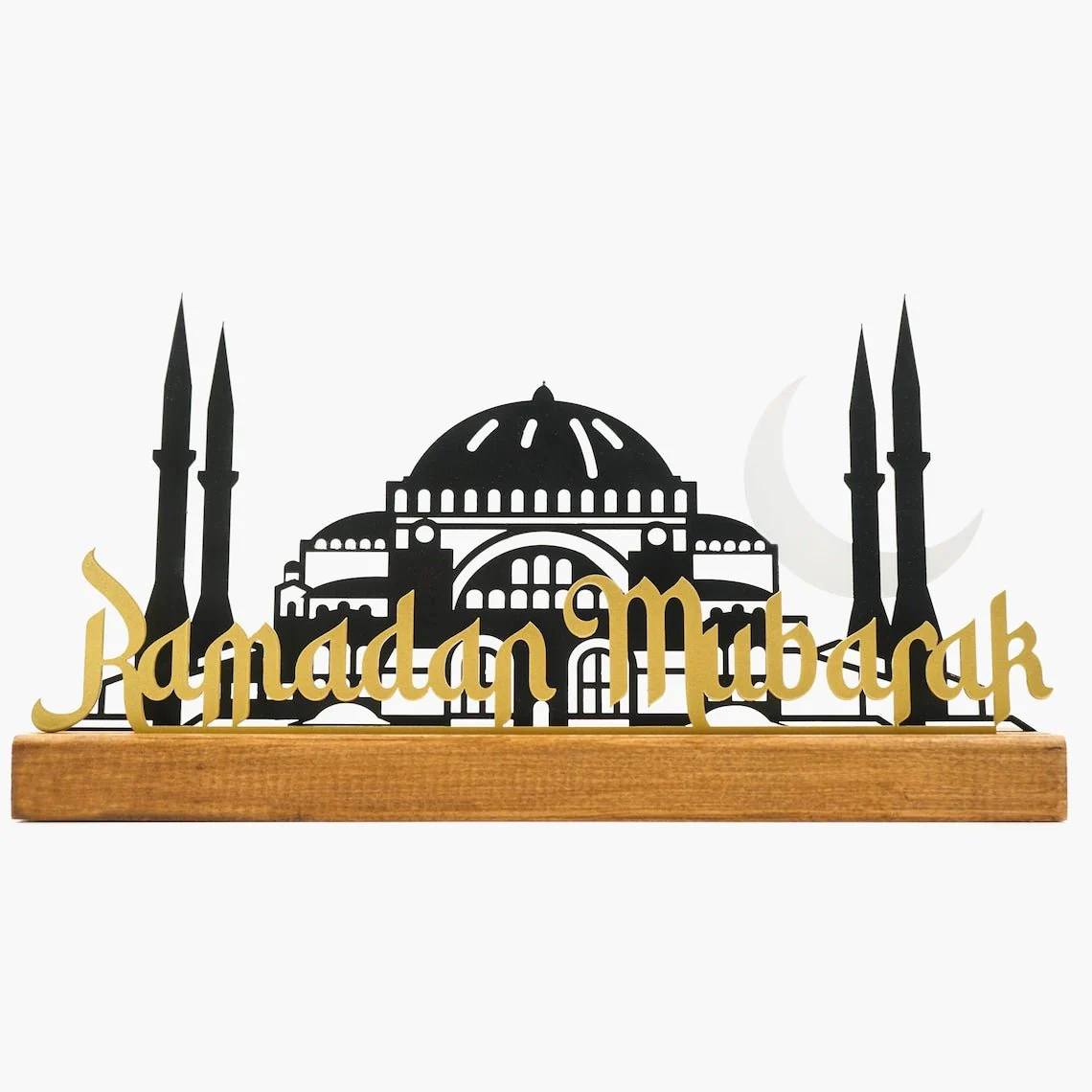 Ramadan Mubarak - Hagia Sophia & Mosque Design Table Art | Islamic Gift - Image 6