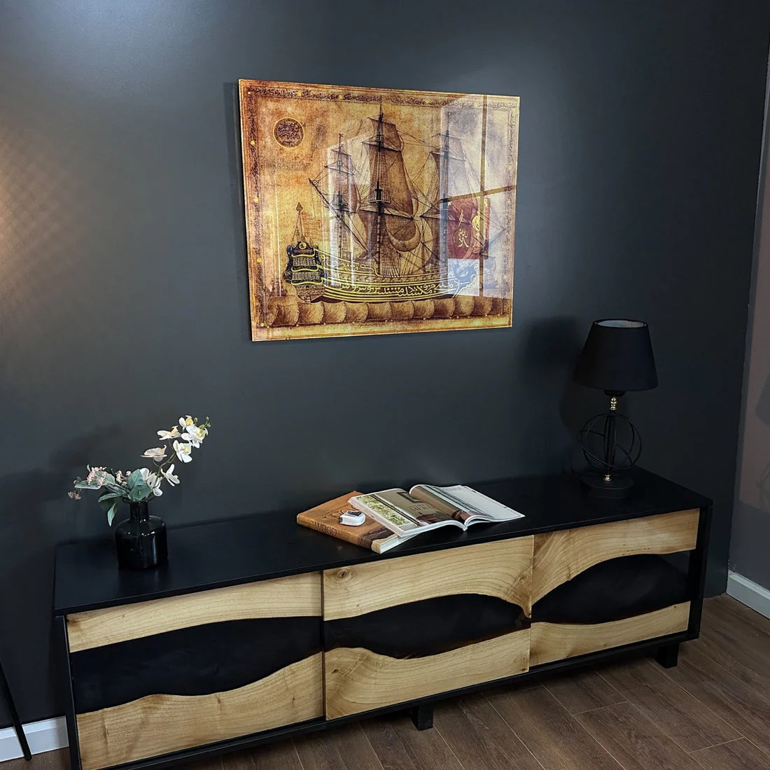 Seven Sleepers Printing on Tempered Glass Islamic Wall Decor - Image 10