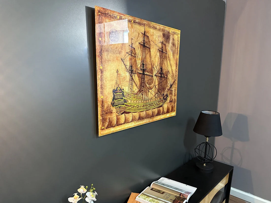 Seven Sleepers Printing on Tempered Glass Islamic Wall Decor - Image 11