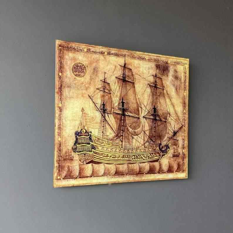 Seven Sleepers Printing on Tempered Glass Islamic Wall Decor - Image 8