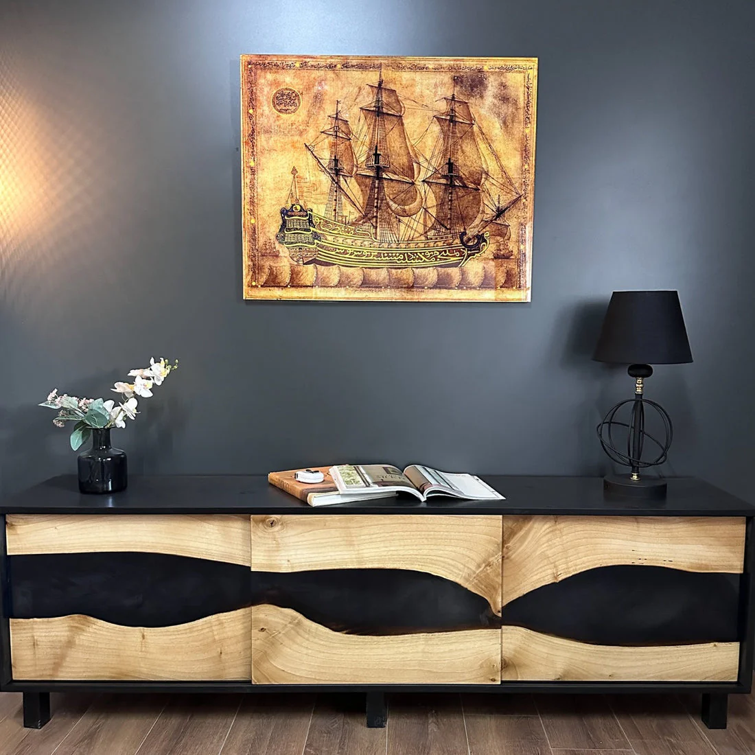 Seven Sleepers Printing on Tempered Glass Islamic Wall Decor - Image 9