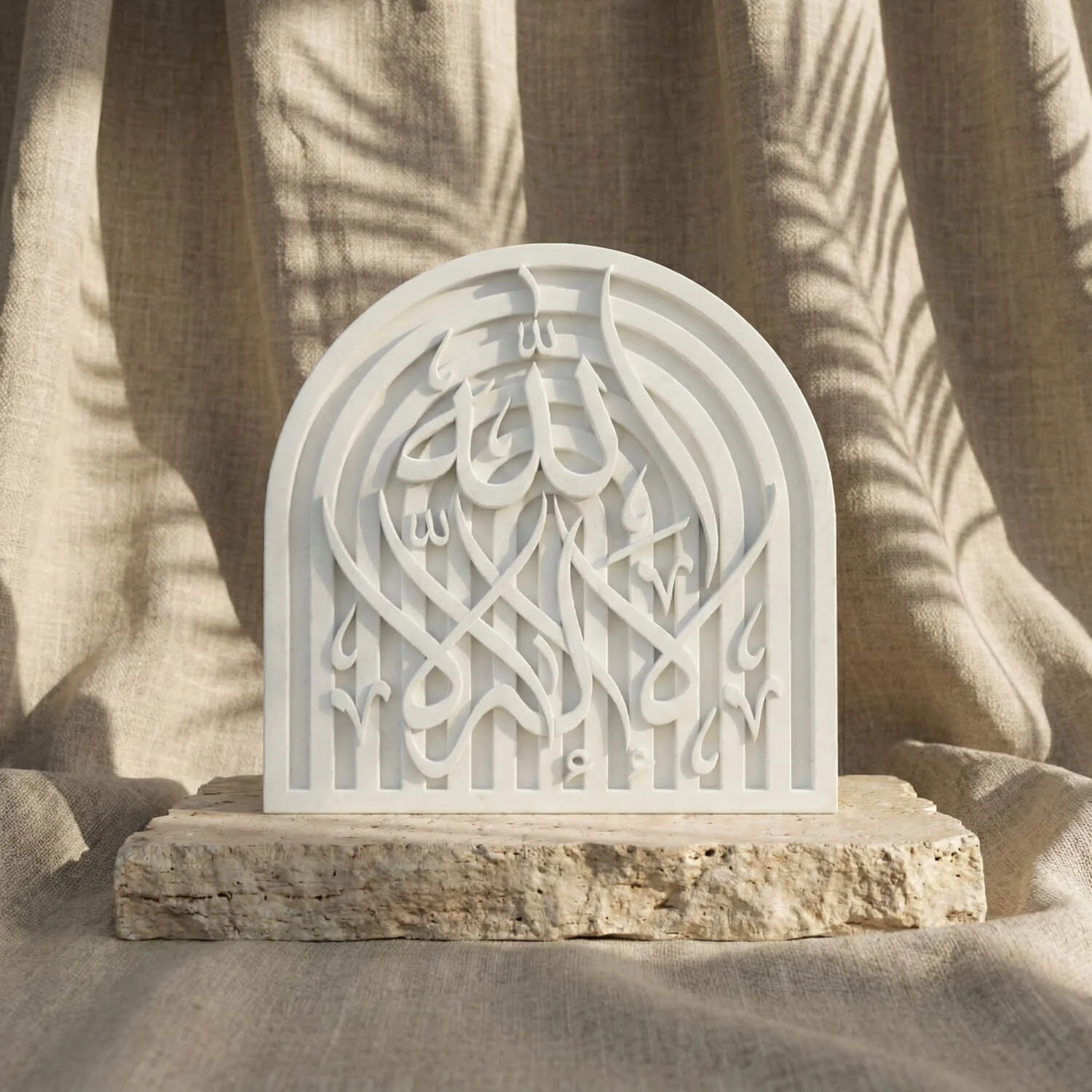 Stone Islamic Table Decor - SubhanAllah, Alhamdulillah, AllahuAkbar - Handmade Dhikr Art - Image 14