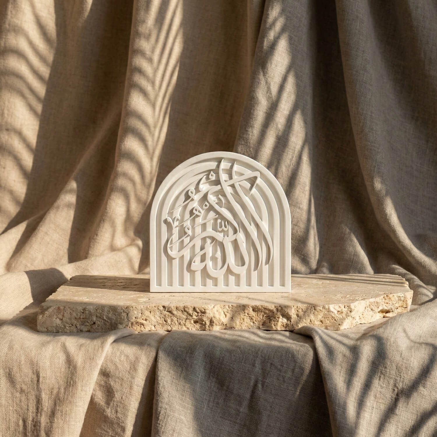 Stone Islamic Table Decor - SubhanAllah, Alhamdulillah, AllahuAkbar - Handmade Dhikr Art - Image 30