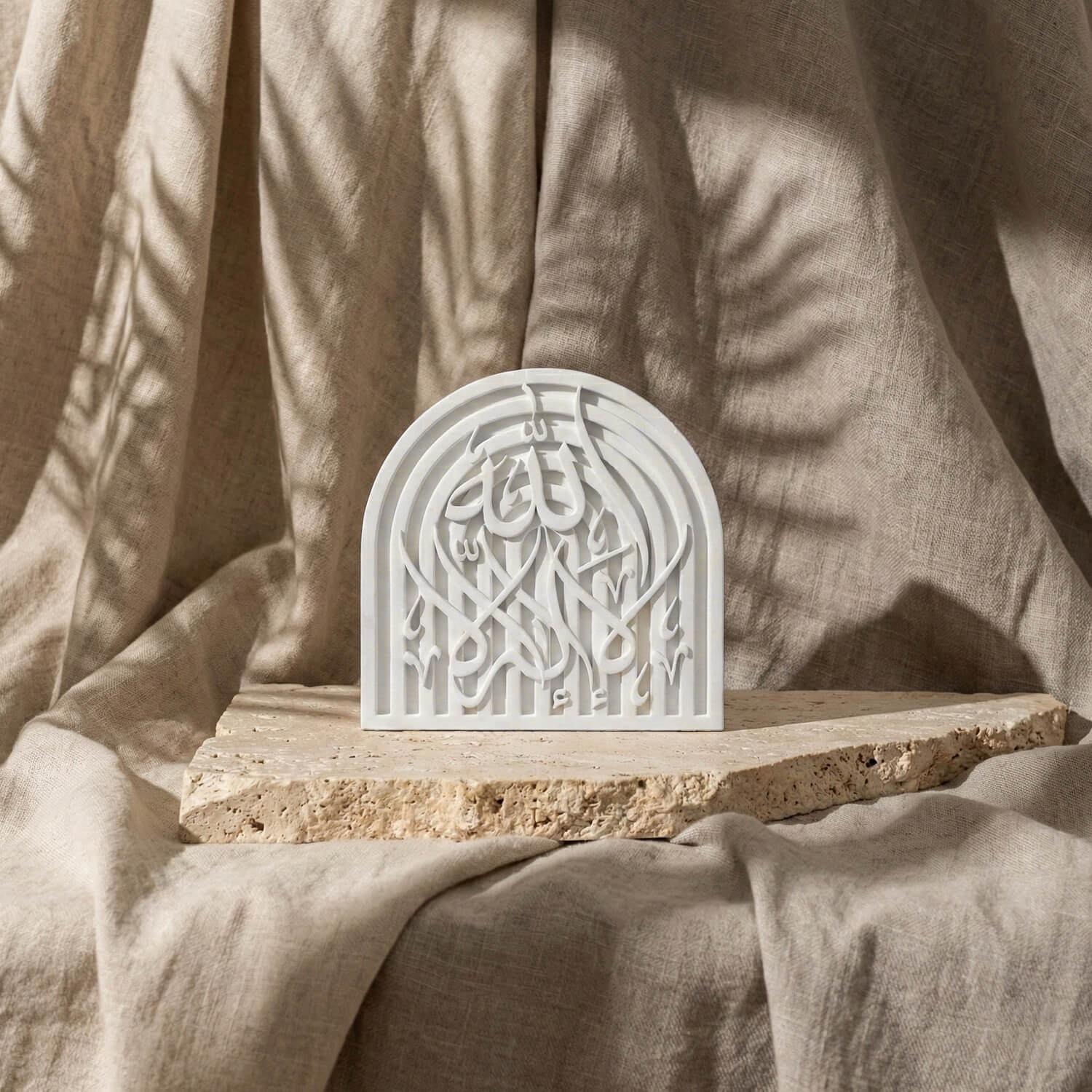 Stone Islamic Table Decor - SubhanAllah, Alhamdulillah, AllahuAkbar - Handmade Dhikr Art - Image 40