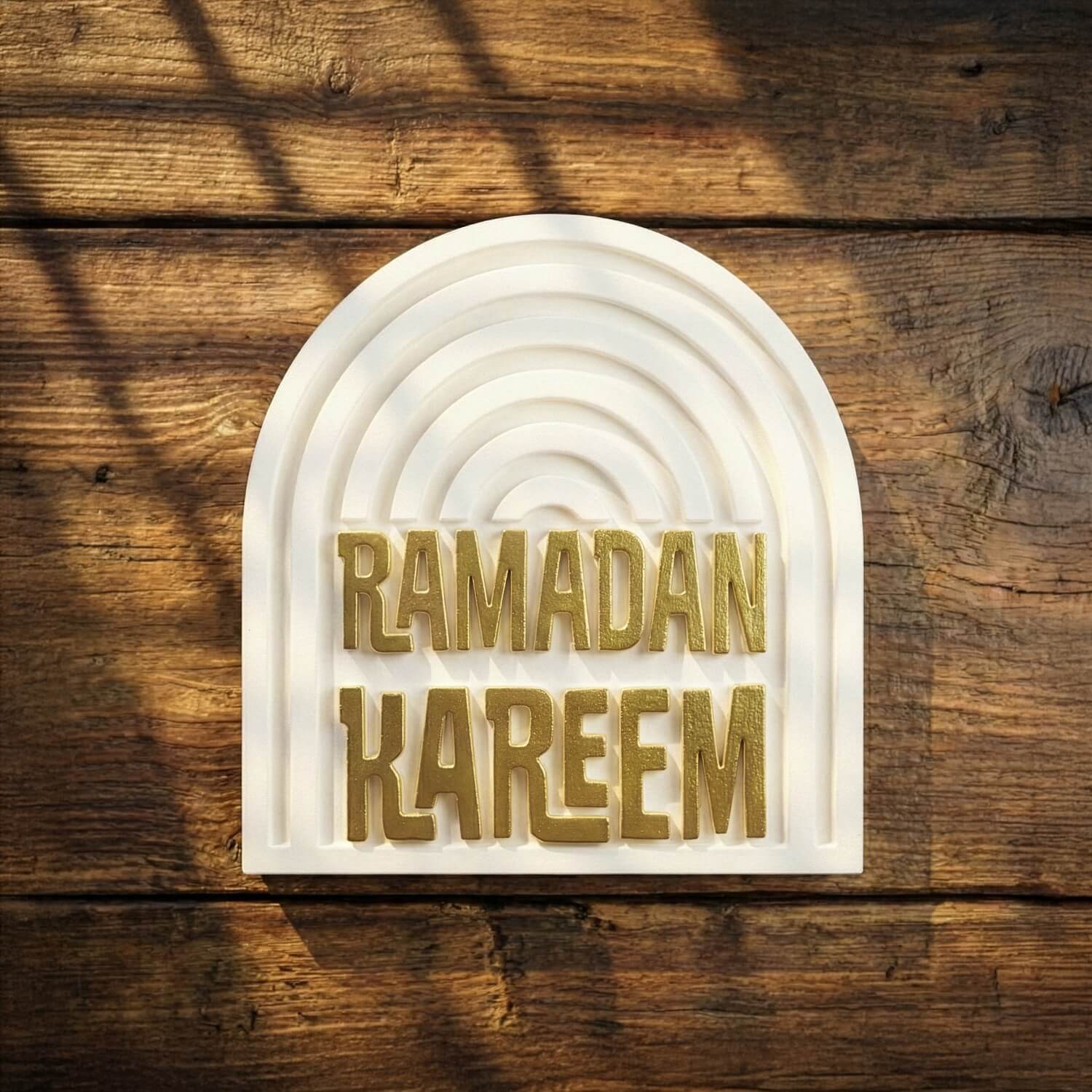Stone Islamic Table Decor - Ramadan Kareem - Handmade Modern Arch - Image 14